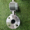 Van bi điện inox nối bích