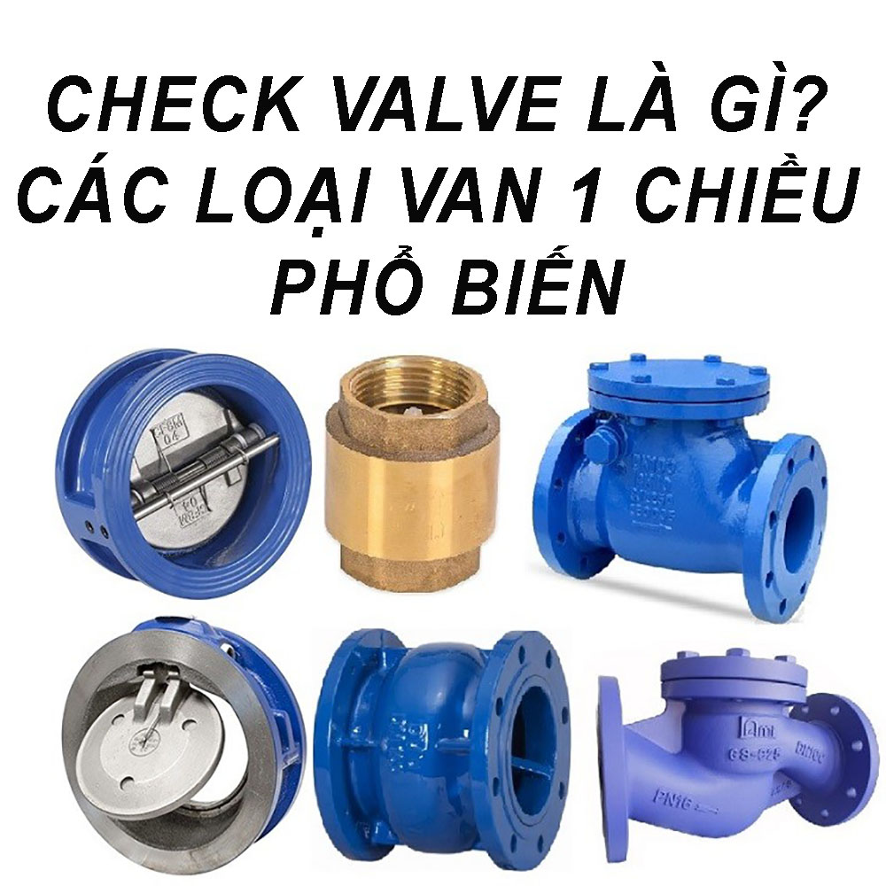Check Valve là gì? Các loại van 1 chiều phổ biến